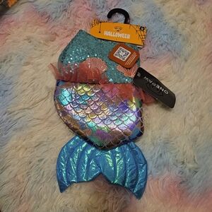 Mermaid Costume with Scales and Fins